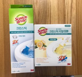 [3M] 스카치브라이트 크린스틱 향기톡톡 변기청소 핸들1 + 리필 16개 (라벤더/레몬 중 택1) — 5점을 준 리뷰어가 2024년 8월 올린 사용 사진