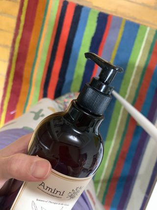 아미니 플라워테라피 바디로션  500ml 시리즈 — 5점을 준 리뷰어가 2021년 1월 올린 사용 사진