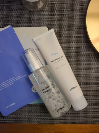 화이트리 비움 약산성 클렌징젤 ,마일드 필링젤 세트 — 5점을 준 리뷰어가 2021년 2월 올린 사용 사진