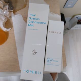 LIVE 포베리 올인원 엔자임 파우더 워시 + 토탈 솔루션 셀 에센스 미스트 — 4점을 준 리뷰어가 2022년 4월 올린 사용 사진