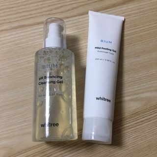 화이트리 비움 약산성 클렌징젤 ,마일드 필링젤 세트 — 4점을 준 리뷰어가 2021년 1월 올린 사용 사진