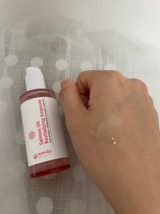 아이앤립 / EYENLIP 아이앤립 연어오일 리바이탈라이징 토너+앰플+크림 3종 세트 — 5점을 준 리뷰어가 2021년 6월 올린 사용 사진