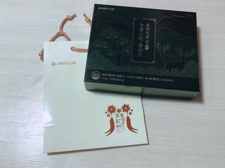 서울약사신협_프리미엄 진 녹용스틱 플러스10g x 30포 — 5점을 준 리뷰어가 2021년 7월 올린 사용 사진