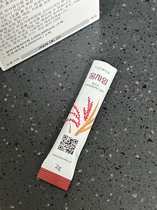 하루 1포로 콜레스테롤, 유산균, 고역가 소화효소까지 한번에 섭취! 다온바이오 홍자임 1개월분(30포) — 5점을 준 리뷰어가 2023년 1월 올린 사용 사진