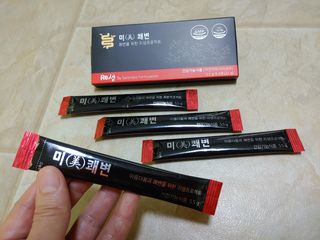 새롬바이오 리생 [미쾌변] 차전자피 식이섬유 건강기능식품 3팩 — 5점을 준 리뷰어가 2021년 7월 올린 사용 사진