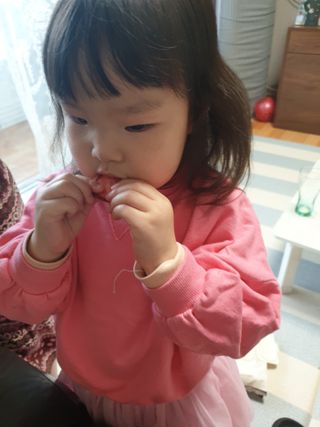 아비삭과일칩 5종 /딸기,사과,배,귤,무화과 5종 — 5점을 준 리뷰어가 2021년 4월 올린 사용 사진