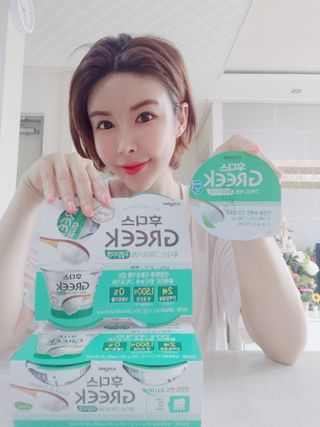 후디스 그릭요거트 무설탕저지방 — 5점을 준 리뷰어가 2021년 5월 올린 사용 사진