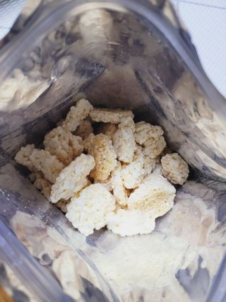 미즈꼬레아 치즈맛 누룽지크리스피 — 5점을 준 리뷰어가 2022년 2월 올린 사용 사진