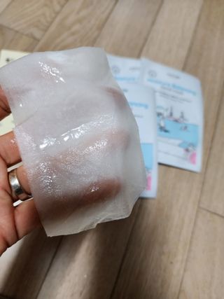 세뚜아(Cettua) 나우[세뚜아] 모이스처 밸런싱 페이셜 마스크 Cettua Moisture Balancing Facial Mask 4매 — 4.5점을 준 리뷰어가 2023년 12월 올린 사용 사진