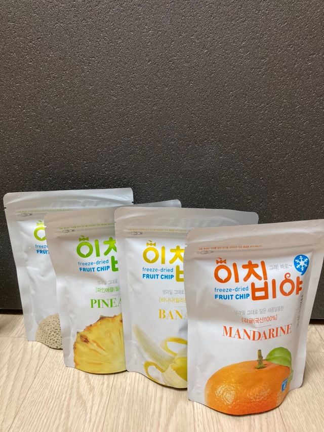 동결건조 과일칩 이치비야 4종 세트 리뷰 사진