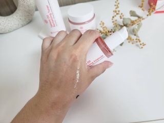 아이앤립 / EYENLIP 아이앤립 연어오일 리바이탈라이징 토너+앰플+크림 3종 세트 — 4점을 준 리뷰어가 2021년 6월 올린 사용 사진