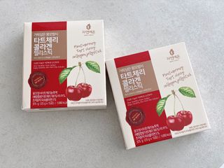 자연에온 가득담은 몽모랑시 타트체리 콜라겐 젤리스틱 — 5점을 준 리뷰어가 2021년 1월 올린 사용 사진