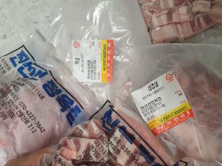 찐신선 한끼한팩 미국 냉동 목살 & 네덜란드 냉동 삼겹살 SET — 5점을 준 리뷰어가 2021년 10월 올린 사용 사진