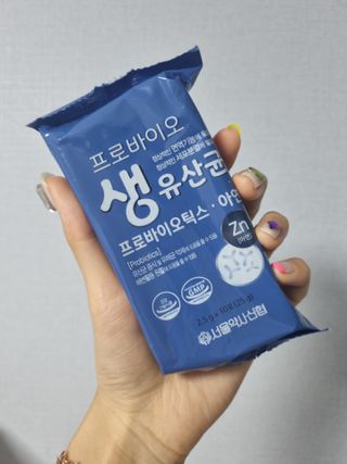 서울약사신협_프로바이오생유산균_2.5G x 100포 — 5점을 준 리뷰어가 2021년 6월 올린 사용 사진