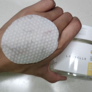 랑벨 비타 에너지 잡티 앰플 패드 65매 (투명하고 밝은 얼굴 광채패드) — 4.5점을 준 리뷰어가 2022년 6월 올린 사용 사진