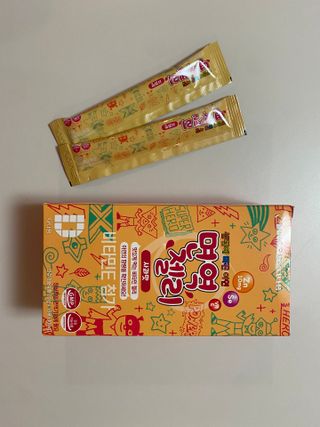 다나음 180도 칼슘젤리+아연면역젤리 — 4점을 준 리뷰어가 2022년 1월 올린 사용 사진