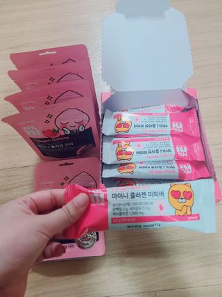 일동제약 마이니 마이니 늘씬날씬 콜라겐 세트 — 5점을 준 리뷰어가 2021년 2월 올린 사용 사진