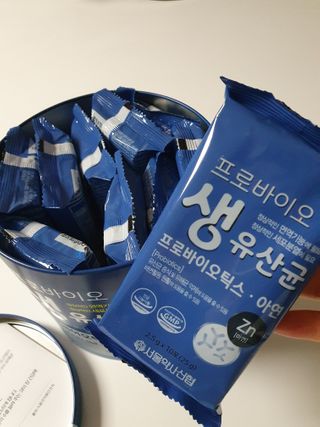 서울약사신협_프로바이오생유산균_2.5G x 100포 — 5점을 준 리뷰어가 2021년 2월 올린 사용 사진