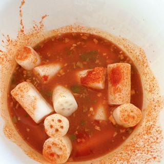 나우  [요리궁리] B타입 ( 매콤, 치즈, 매콤까르보 ) 꽃떡볶이 6개입 세트 — 5점을 준 리뷰어가 2025년 4월 올린 사용 사진