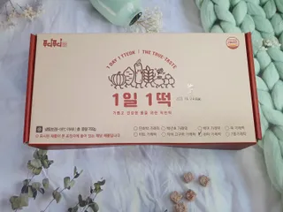 [푸디푸디] 1일1떡!  가래떡 낱개포장 아침식사 식사대용! 7종 세트 혼합 (1BOX=14개입) — 3점을 준 리뷰어가 2022년 4월 올린 사용 사진
