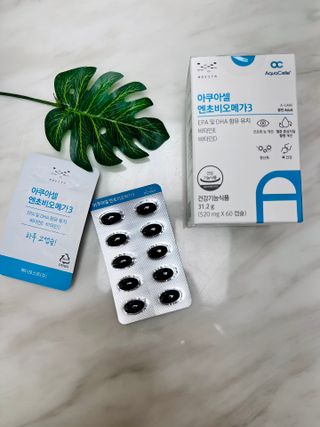 메디포스트 모비타 아쿠아셀 엔초비오메가3 60캡슐 — 5점을 준 리뷰어가 2022년 12월 올린 사용 사진