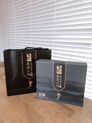 헬스업_천명진프리미엄홍삼스틱_10ml x 30포 — 5점을 준 리뷰어가 2021년 2월 올린 사용 사진