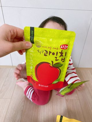 아비삭과일칩 5종 /딸기,사과,배,귤,무화과 5종 — 5점을 준 리뷰어가 2021년 5월 올린 사용 사진