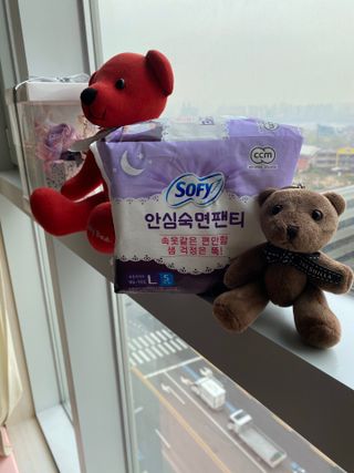 LG유니참 쏘피SOFY [SOFY] 안심숙면팬티 리뉴얼 — 5점을 준 리뷰어가 2021년 3월 올린 사용 사진