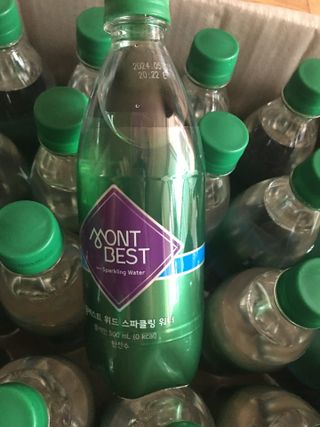 몽베스트 Montbest with Sparkling water Plain 20병 — 5점을 준 리뷰어가 2023년 6월 올린 사용 사진