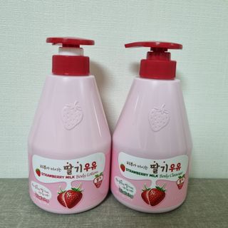 [과일나라] 피부가 마시는 딸기우유 바디클렌저&바디로션 — 4점을 준 리뷰어가 2022년 2월 올린 사용 사진