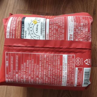 [풀무원] 자연은맛있다 정면, 백면, 홍면  세트 — 5점을 준 리뷰어가 2021년 4월 올린 사용 사진