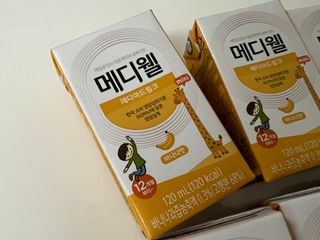 메디웰 페디아드링크 미니 바나나맛 — 5점을 준 리뷰어가 2022년 8월 올린 사용 사진