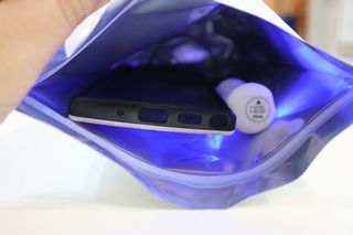 lumion Vitok 휴대용 살균캡슐 — 5점을 준 리뷰어가 2021년 1월 올린 사용 사진