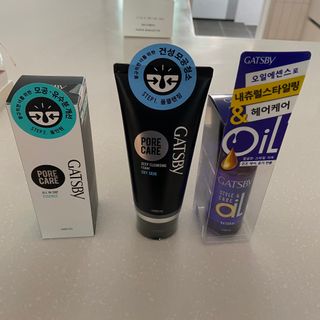 [갸스비] 명불허전, 남성을 위한 브랜드 갸스비의 올인원, 폼클렌징, 헤어오일 3종 — 4.5점을 준 리뷰어가 2021년 4월 올린 사용 사진