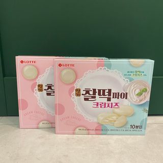 롯데제과 찰떡파이 크림치즈 — 5점을 준 리뷰어가 2021년 5월 올린 사용 사진