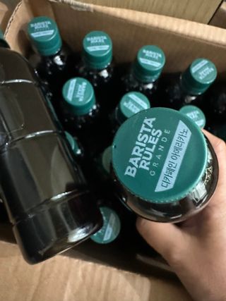 무라벨 바리스타룰스 디카페인 아메리카노 — 4.5점을 준 리뷰어가 2024년 4월 올린 사용 사진