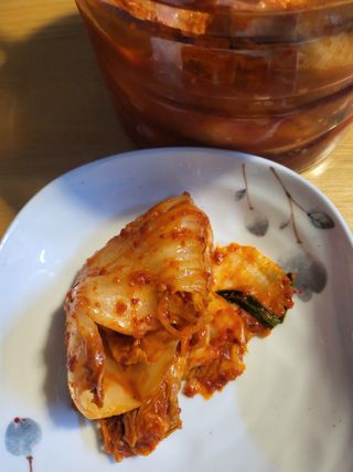 셰프애찬 알배기 겉절이 김치 1kg — 5점을 준 리뷰어가 2022년 11월 올린 사용 사진