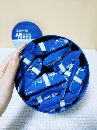 서울약사신협_프로바이오생유산균_2.5G x 100포 — 5점을 준 리뷰어가 2021년 4월 올린 사용 사진