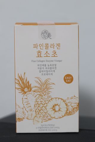 [생활속미] 브로멜라인 파인콜라겐효소초 1박스 3gX30개입 — 4.5점을 준 리뷰어가 2021년 8월 올린 사용 사진