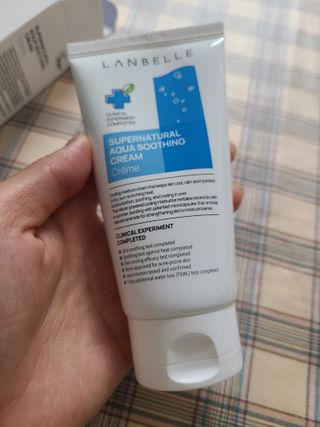 랑벨 수퍼내츄럴 아쿠아 수딩 크림 100ml — 4점을 준 리뷰어가 2022년 6월 올린 사용 사진