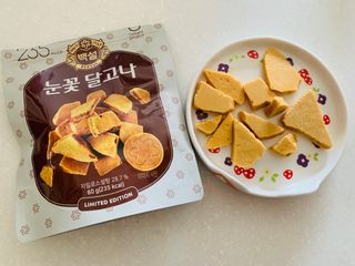 딜라이트 프로젝트  달콤한 눈꽃 간식세트( 눈꽃 솜사탕 / 레몬라임 솜사탕 / 달고나 총 7EA+스마트톡 증정) — 5점을 준 리뷰어가 2022년 6월 올린 사용 사진