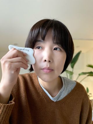 르네 세라믹 페이스 바디 절충형 괄사 — 5점을 준 리뷰어가 2022년 11월 올린 사용 사진