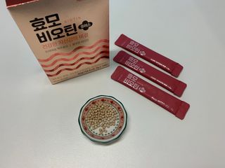 광동생활건강 [풍성한 자신감의 비결] 광동 효모 비오틴 플러스 — 5점을 준 리뷰어가 2023년 7월 올린 사용 사진