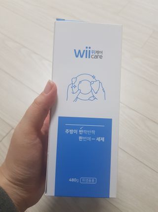 위케어 천연 주방세세, 에어프라이어세제, 다목적세정제, 발포텀블러세정제 — 5점을 준 리뷰어가 2021년 2월 올린 사용 사진