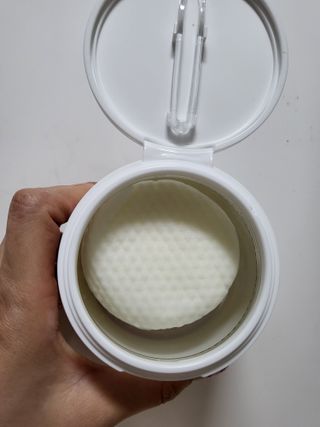 랑벨 비타 에너지 잡티 앰플 패드 65매 (투명하고 밝은 얼굴 광채패드) — 5점을 준 리뷰어가 2022년 5월 올린 사용 사진