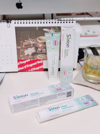건선/아토/습진/민감성 피부 천연보습진정크림 소리온 크림 & 센시티브 크림 50g — 4점을 준 리뷰어가 2022년 1월 올린 사용 사진