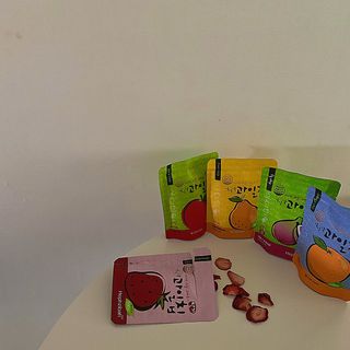 아비삭과일칩 5종 /딸기,사과,배,귤,무화과 5종 — 4점을 준 리뷰어가 2021년 5월 올린 사용 사진