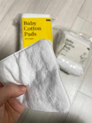 디어엘로디 프리미엄 유기농 베이비 솜티슈 40매 3 + 1 PACK — 5점을 준 리뷰어가 2021년 2월 올린 사용 사진
