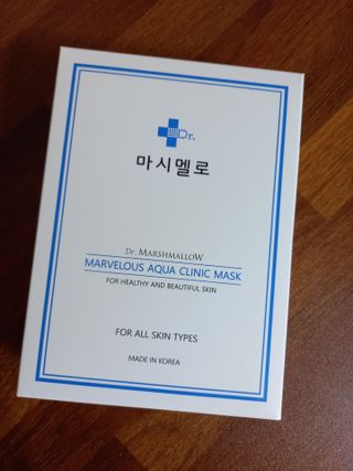 닥터마시멜로 닥터마스멜로 마블러스 아쿠아 클리닉 마스크 — 5점을 준 리뷰어가 2021년 3월 올린 사용 사진