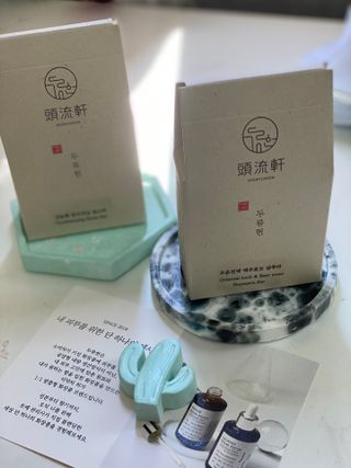 두류헌 샴푸바+컨디셔닝 린스바 머리가꿈세트 — 5점을 준 리뷰어가 2022년 5월 올린 사용 사진